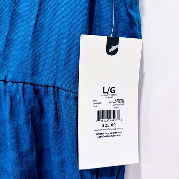 IVY Wide teal dress - Picture 6 of 7